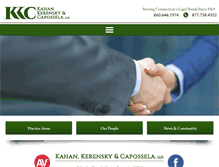 Tablet Screenshot of kkc-law.com